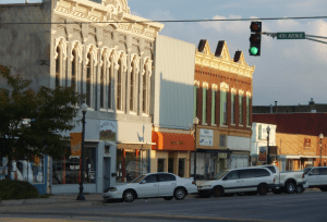 Commercial Street in Emporia, Kansas