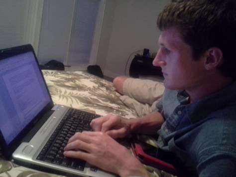 Bill helped me write a Gazette story while we were on vacation in New Orleans. What a good brother!