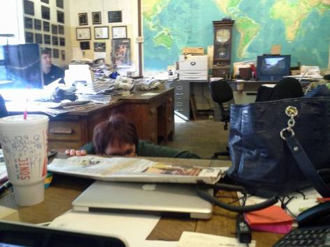 I'm going to miss watching reporters like Jessie hide from the public.